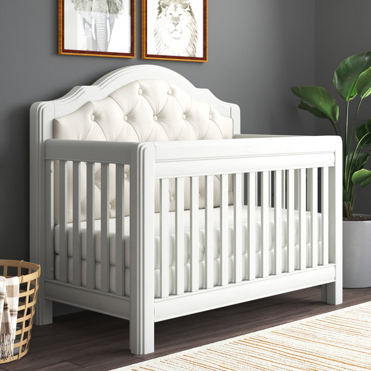 Greyleigh™ Baby & Kids Adalia 5in1 Convertible Upholstered Crib